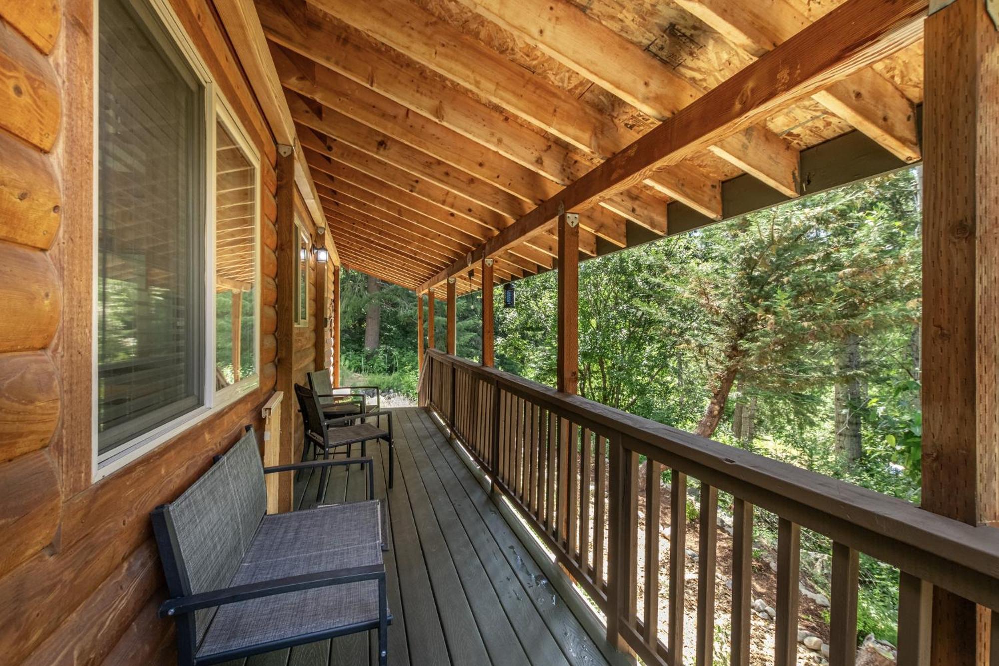 ליבנוורת' Raven Haven Lodge By Nw Comfy Cabins מראה חיצוני תמונה