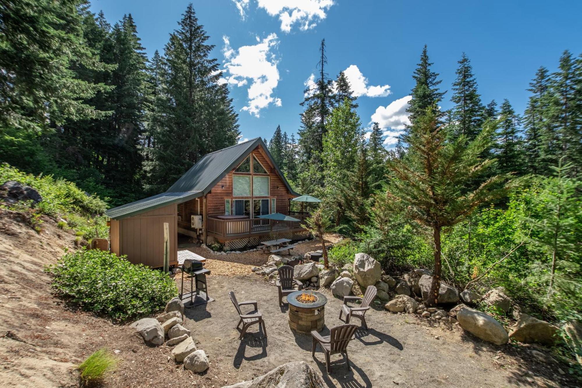 ליבנוורת' Raven Haven Lodge By Nw Comfy Cabins מראה חיצוני תמונה
